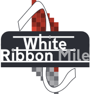 Voorbeeld pin White Ribbon Mile